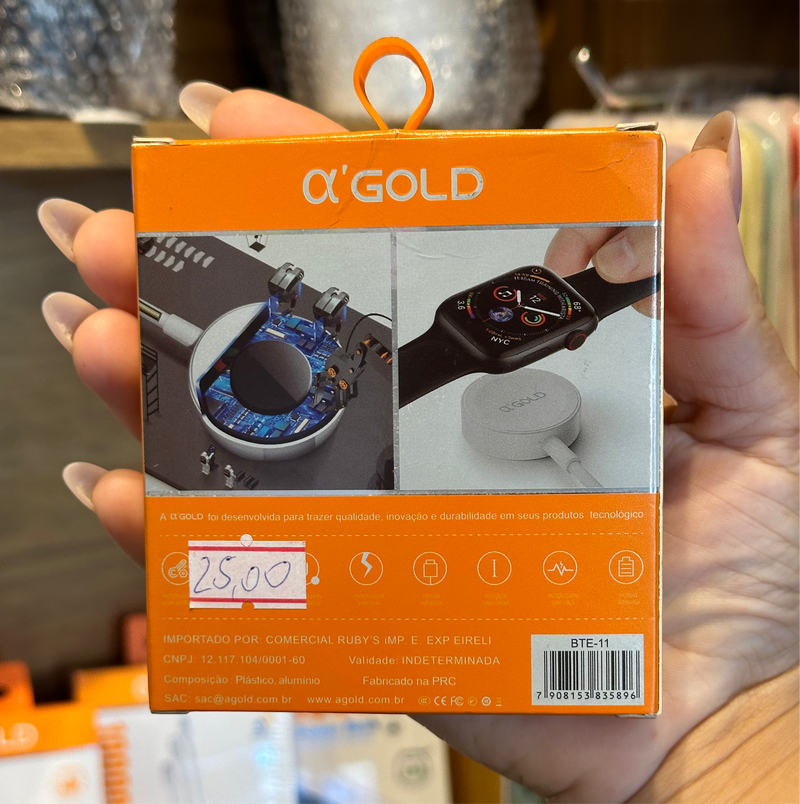 Carregador portátil Gold para Smart Watch