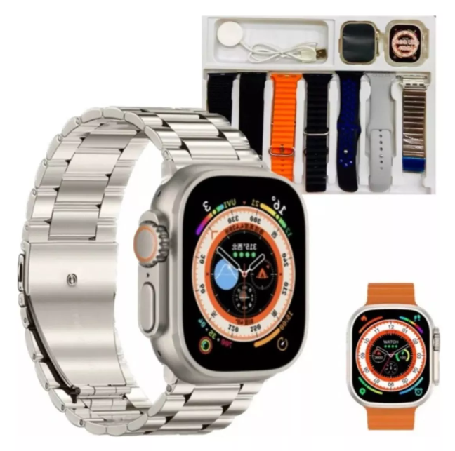 Smartwatch Bazik PRIME S18 ULTRA PRO super AMOLED kit Completo