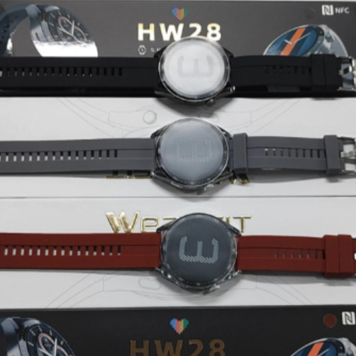 Smartwatch HW28 com NFC Modelo Luxury