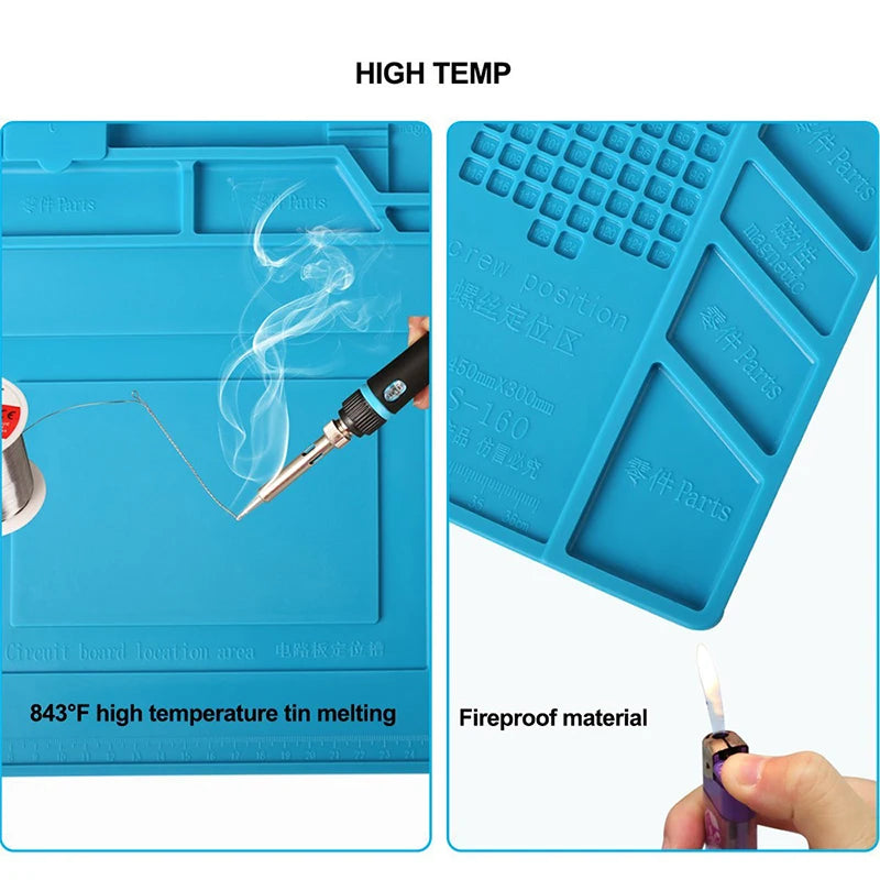 Manta isolamento térmico Resistente ao calor - Manutenção de Celulares