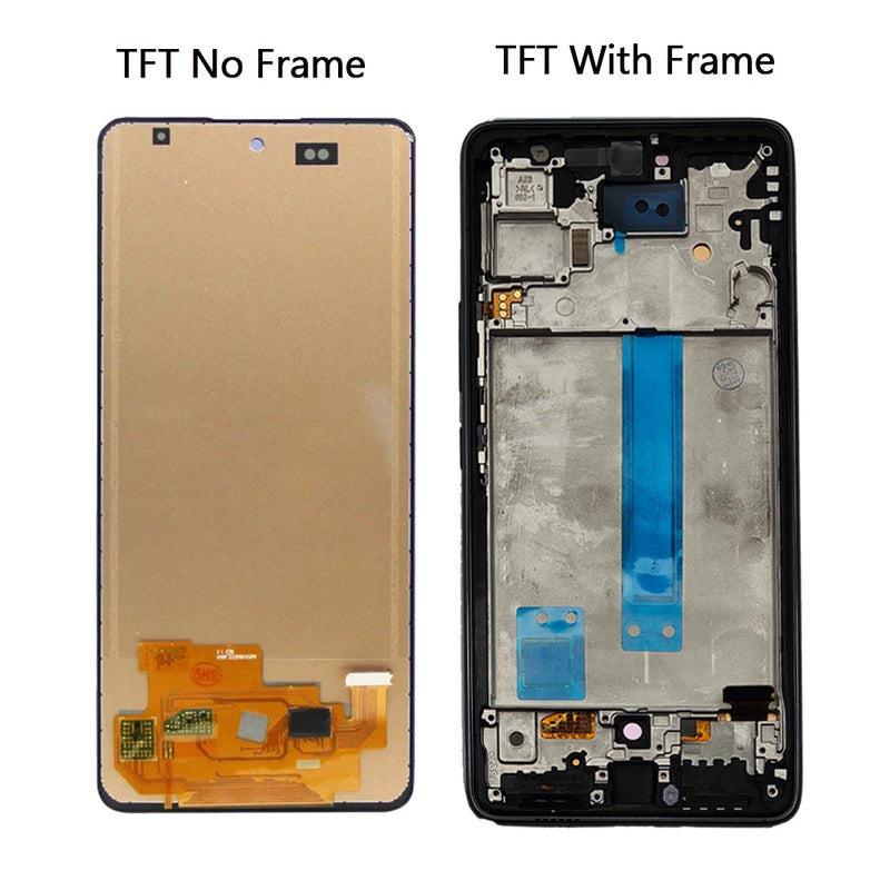 Tela Frontal Samsung A53 5G Super AMOLED, A536B, A536B