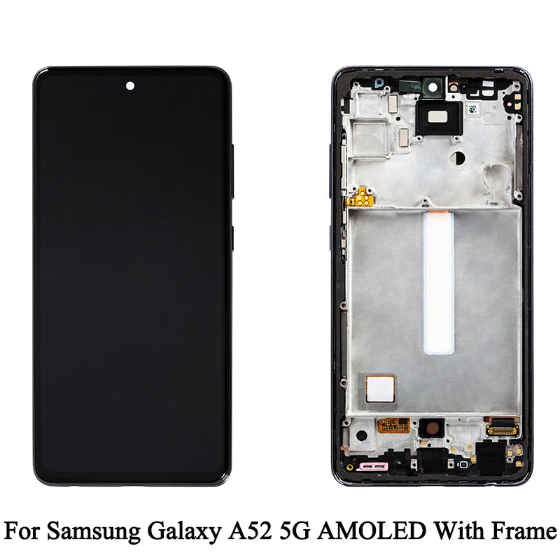 Tela frontal Samsung A52 5G AMOLED | SM-A526B A526B/DS A5260 A526W A526U A526U1