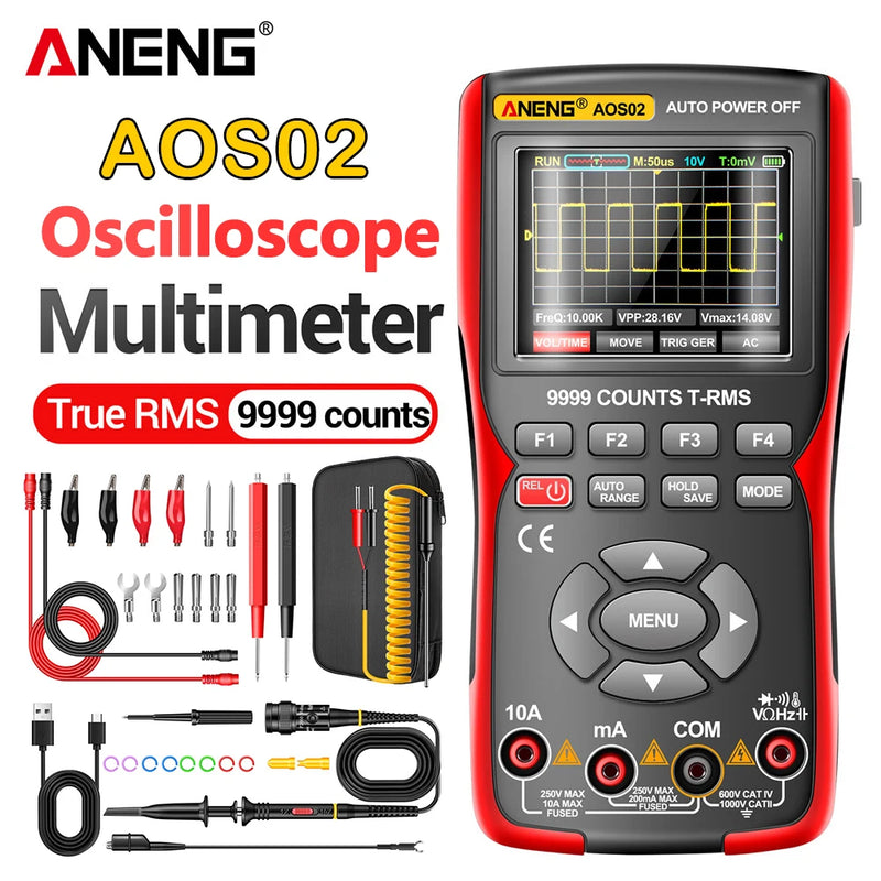 Oscilloscope multimeter ANENG AOS02 Digital 48MS