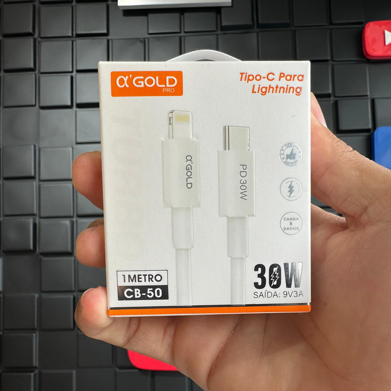 Cabo USB 30W a 60W de potência da marca Gold